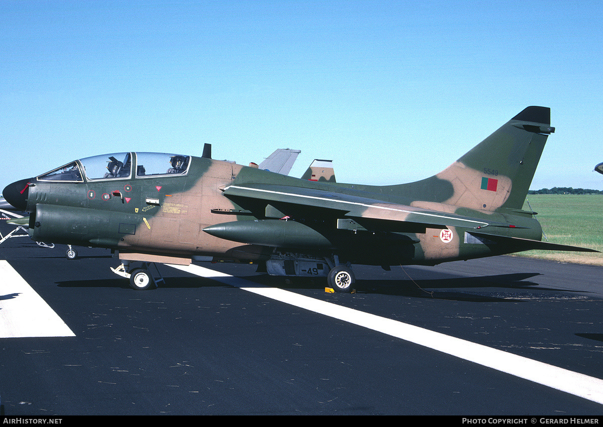 Aircraft Photo of 5549 | LTV TA-7P Corsair II | Portugal - Air Force | AirHistory.net #114325