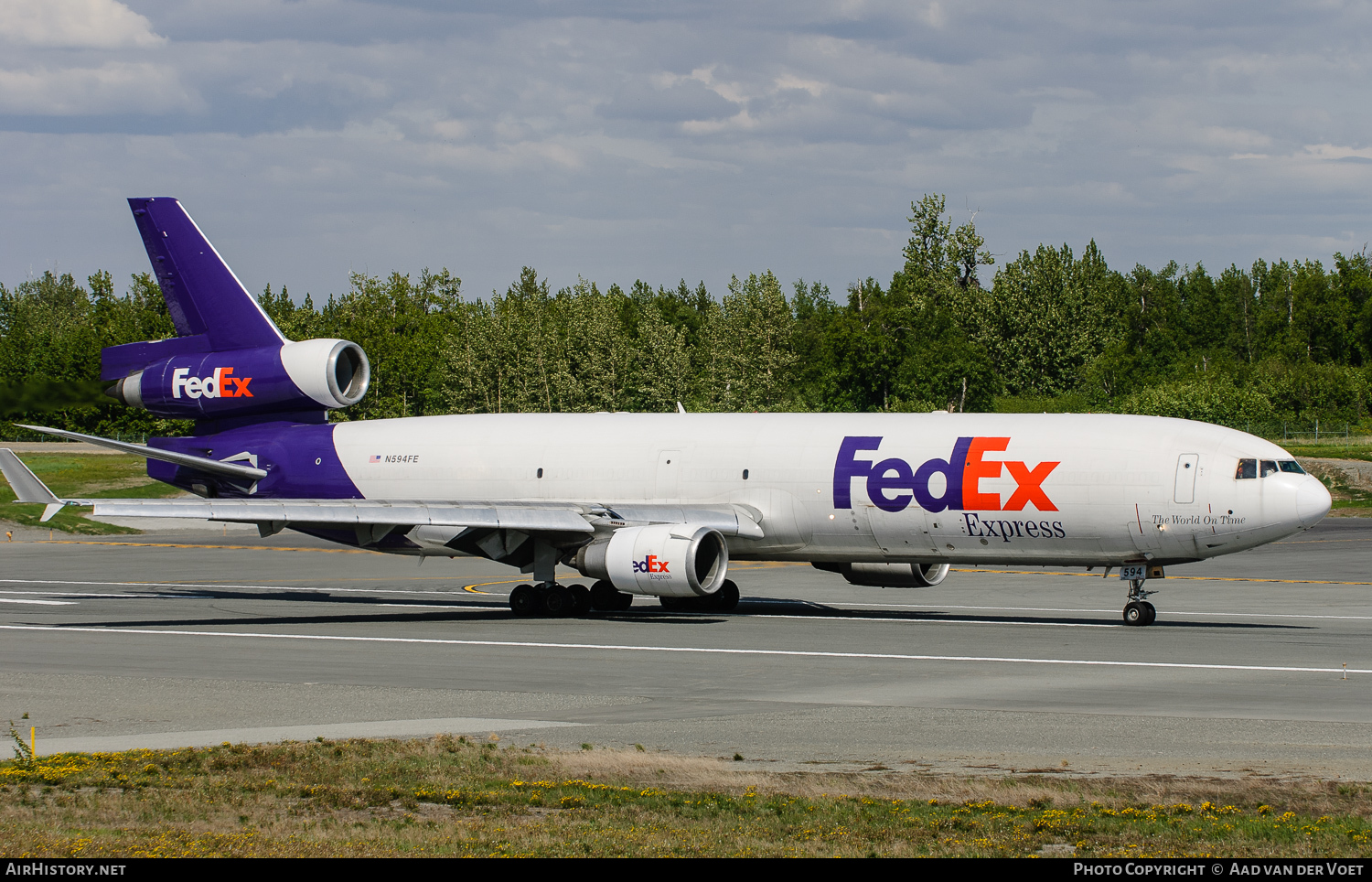 Aircraft Photo of N594FE | McDonnell Douglas MD-11/F | FedEx Express | AirHistory.net #114331