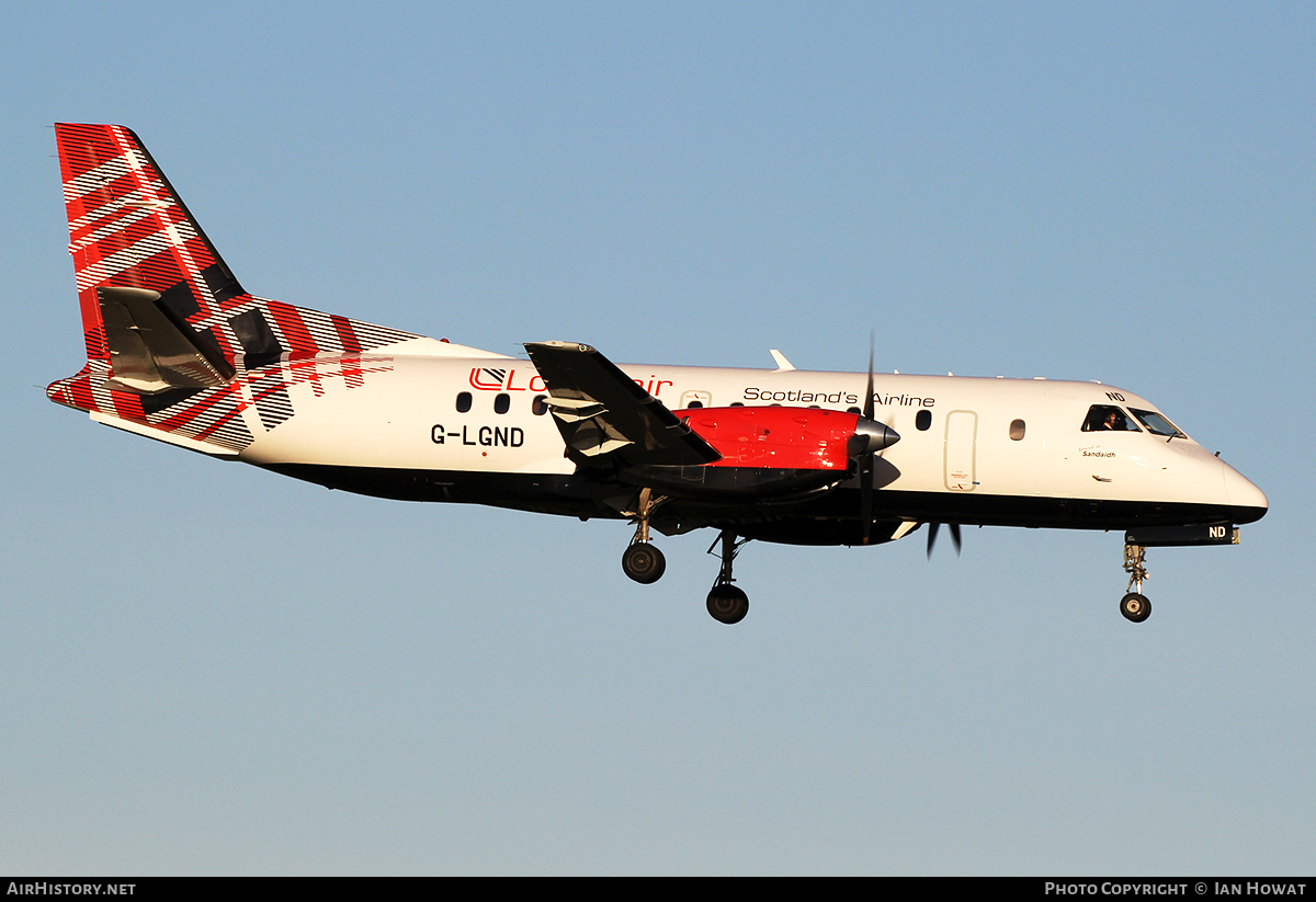 Aircraft Photo of G-LGND | Saab 340B | Loganair | AirHistory.net #114332