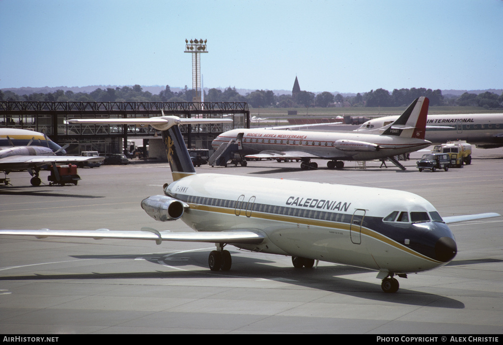 Aircraft Photo of G-AWWX | BAC 111-509EW One-Eleven | Caledonian Airways | AirHistory.net #114333
