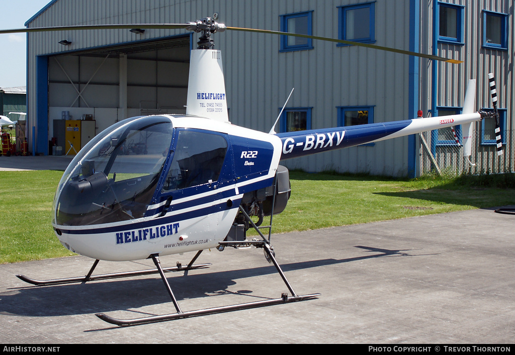 Aircraft Photo of G-BRXV | Robinson R-22 Beta | Heliflight | AirHistory.net #114365