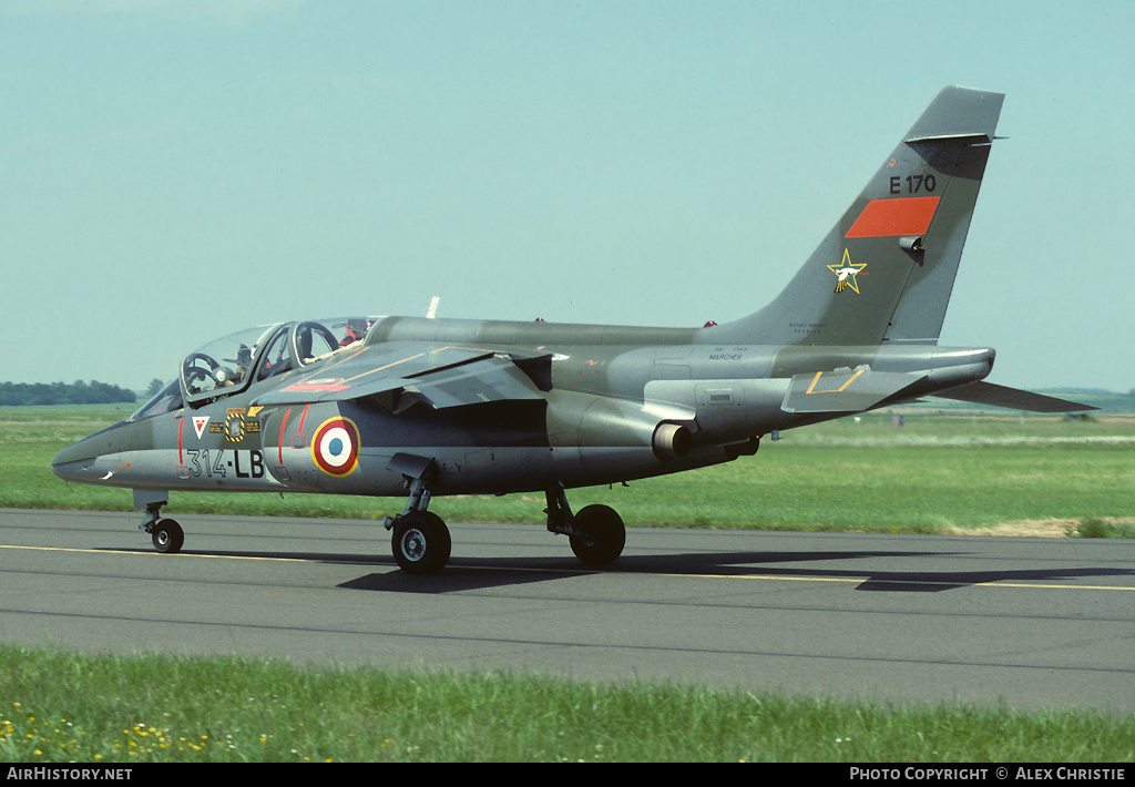 Aircraft Photo of E170 | Dassault-Dornier Alpha Jet E | France - Air Force | AirHistory.net #114380
