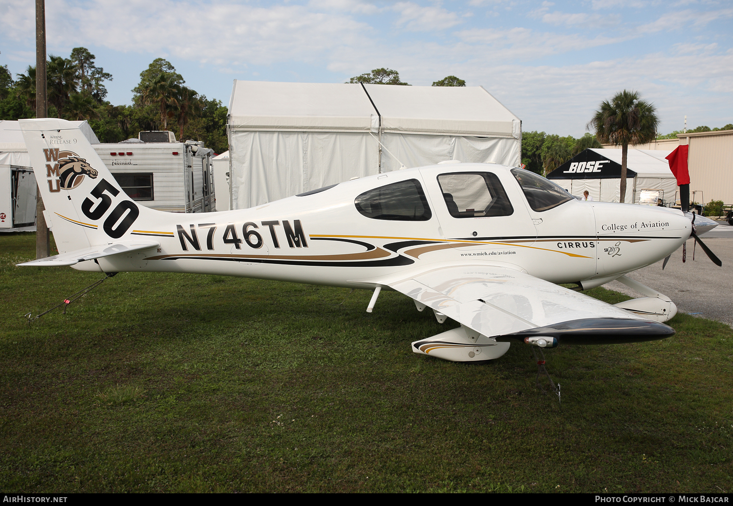 Aircraft Photo of N746TM | Cirrus SR-20 G2 | Western Michigan University - WMU | AirHistory.net #114438