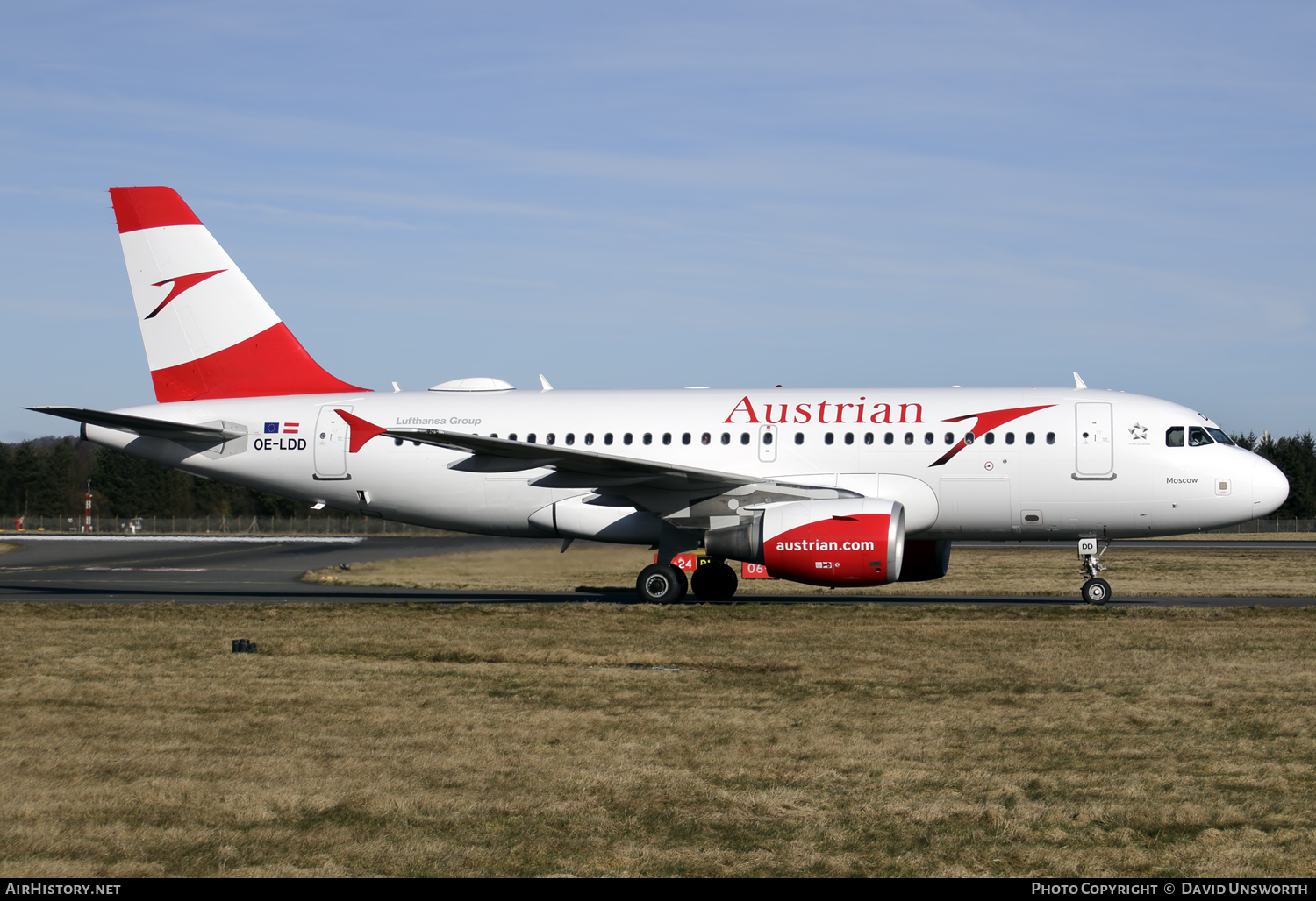 Aircraft Photo of OE-LDD | Airbus A319-112 | Austrian Airlines | AirHistory.net #114456