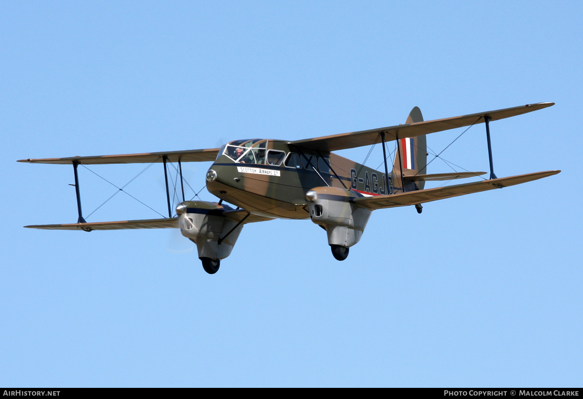 Aircraft Photo of G-AGJG | De Havilland D.H. 89A Dragon Rapide | Scottish Airways | AirHistory.net #114458