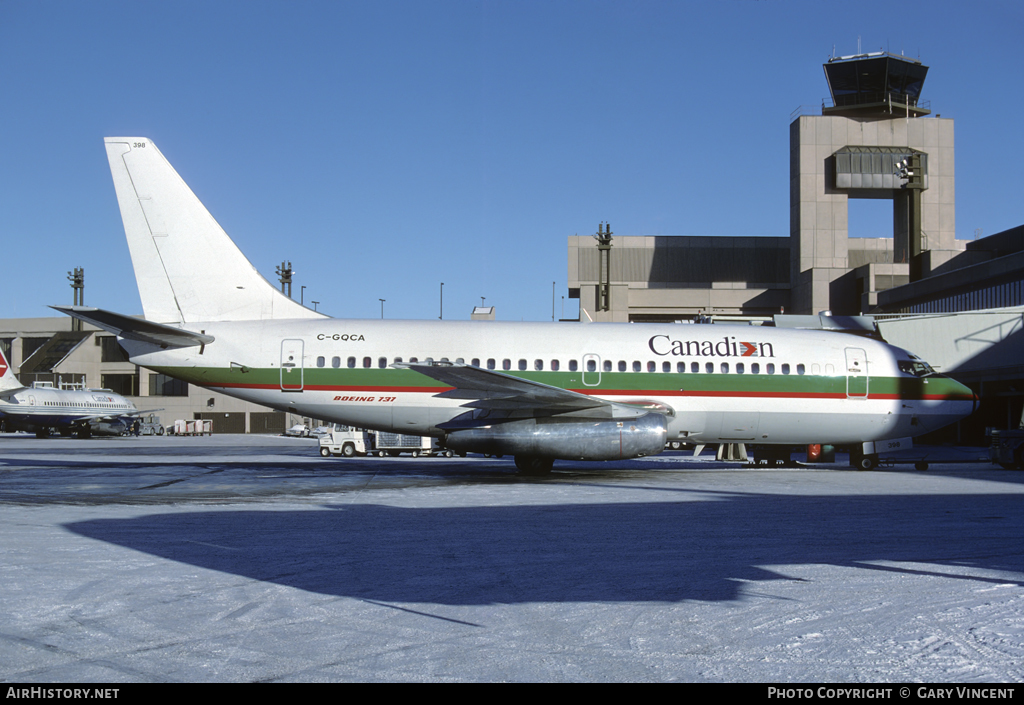 Aircraft Photo of C-GQCA | Boeing 737-2K9/Adv | Canadian Airlines | AirHistory.net #114463