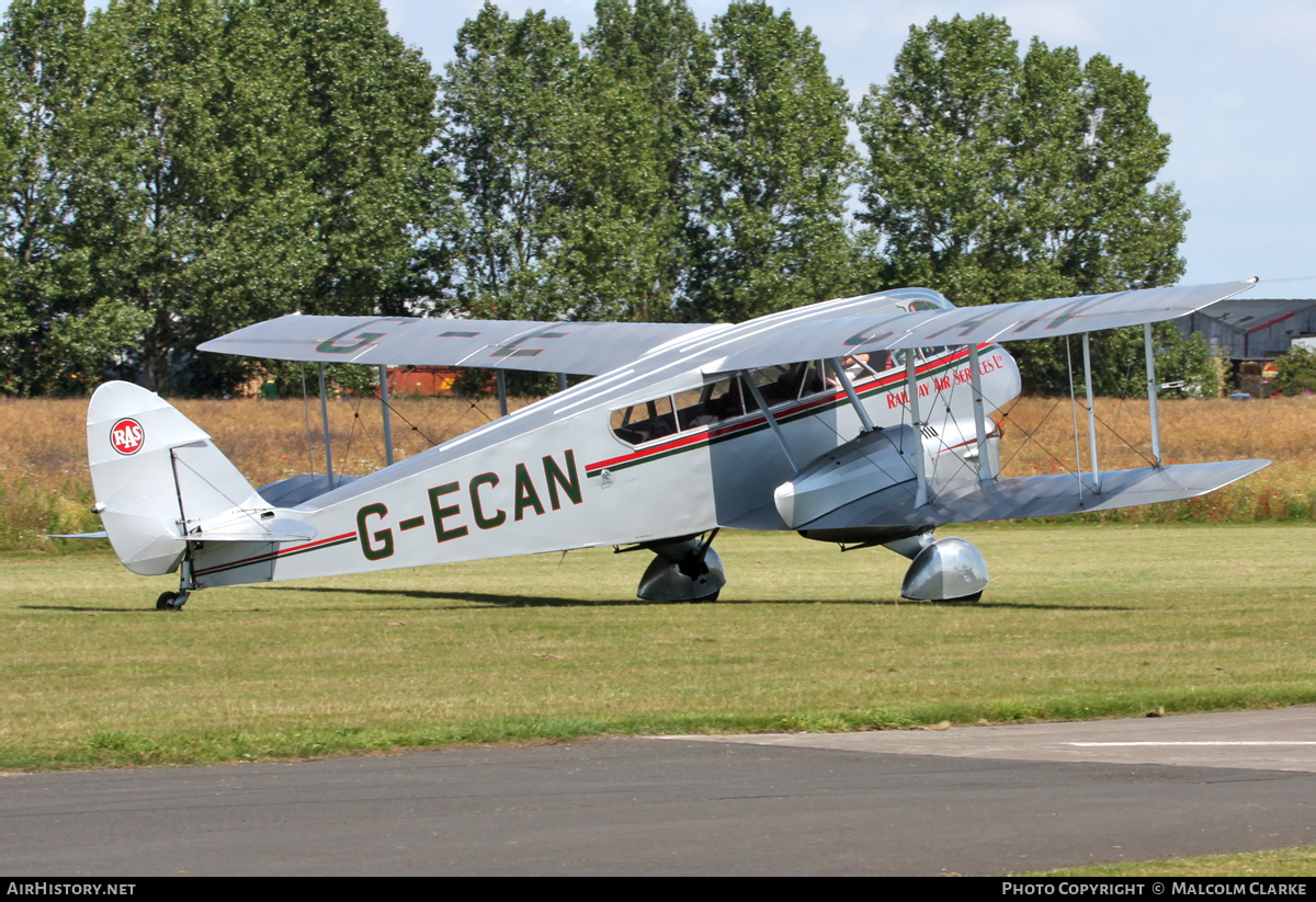 Aircraft Photo of G-ECAN | De Havilland D.H. 84A Dragon 3 | Railway Air Services | AirHistory.net #114468