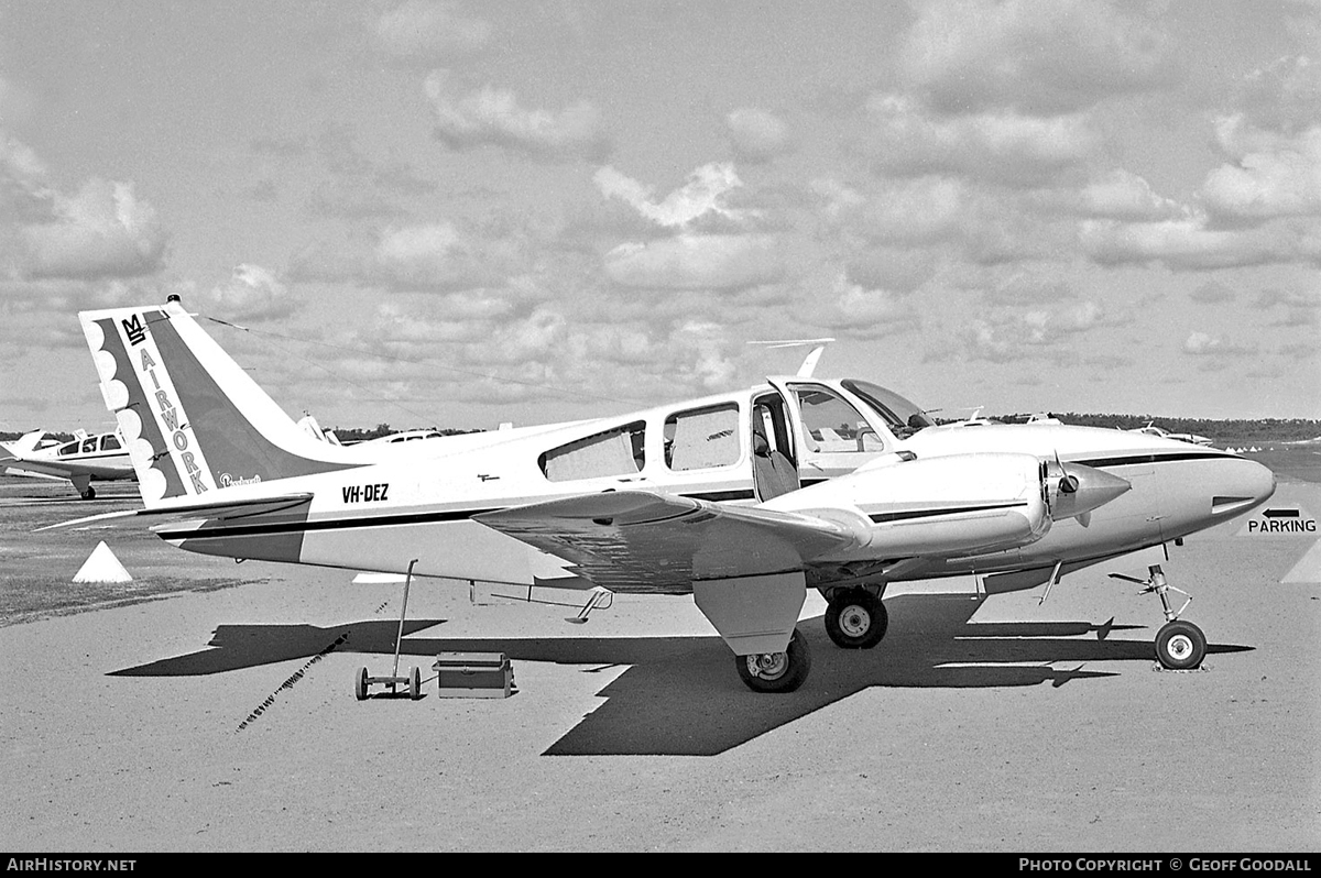 Aircraft Photo of VH-DEZ | Beech C55 Baron (95-C55) | Airwork Australia | AirHistory.net #114496