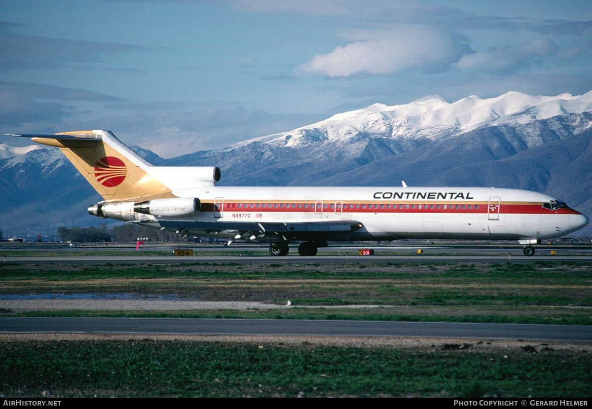 Aircraft Photo of N88770 | Boeing 727-227/Adv | Continental Airlines | AirHistory.net #114499