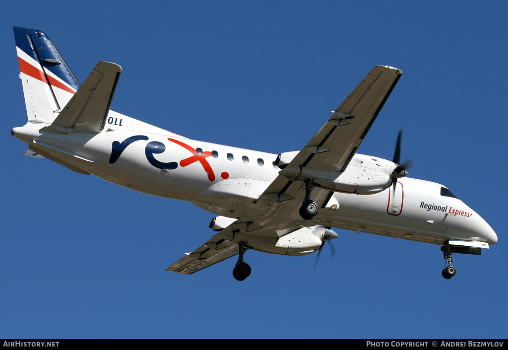 Aircraft Photo of VH-OLL | Saab 340B | REX - Regional Express | AirHistory.net #114500