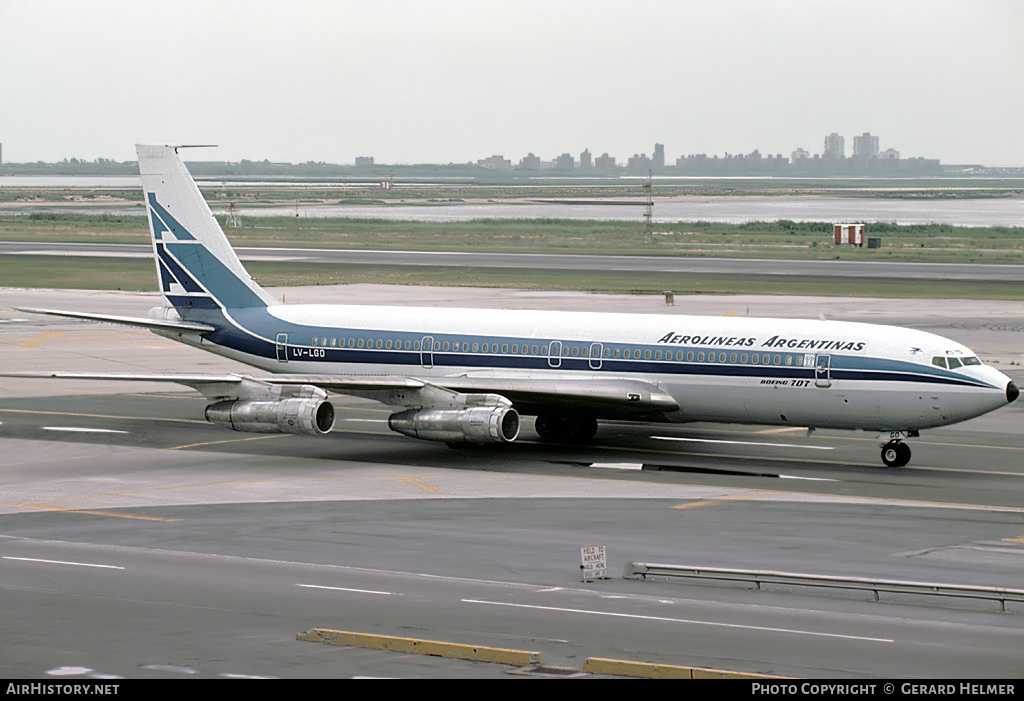 Aircraft Photo of LV-LGO | Boeing 707-372C | Aerolíneas Argentinas | AirHistory.net #114520