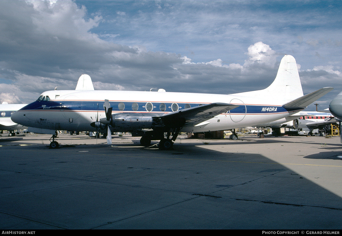 Aircraft Photo of N140RA | Vickers 745D Viscount | Go Transportation | AirHistory.net #114542