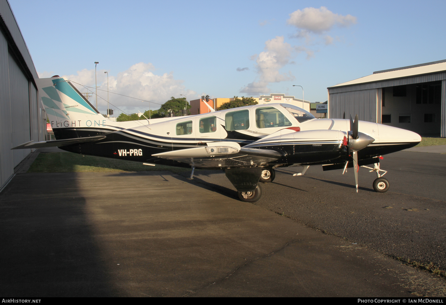 Aircraft Photo of VH-PRG | Beech 58 Baron | Flight One | AirHistory.net #114551