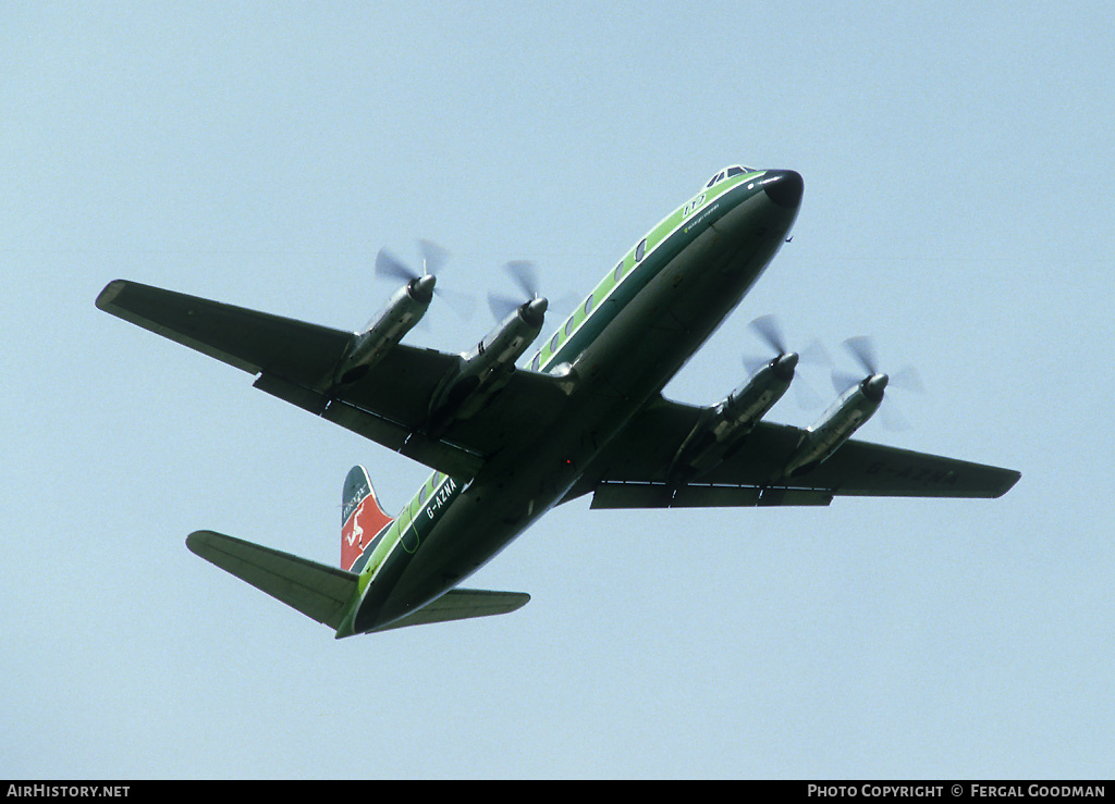 Aircraft Photo of G-AZNA | Vickers 813 Viscount | Manx Airlines | AirHistory.net #114593