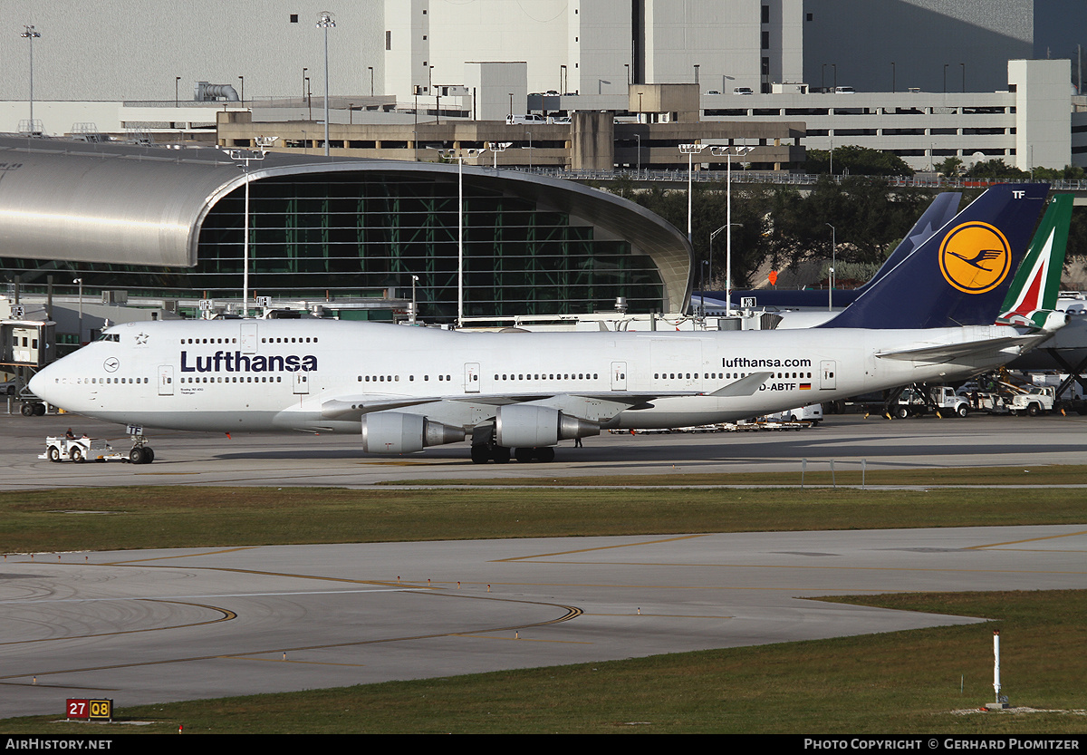 Aircraft Photo of D-ABTF | Boeing 747-430M | Lufthansa | AirHistory.net #114613