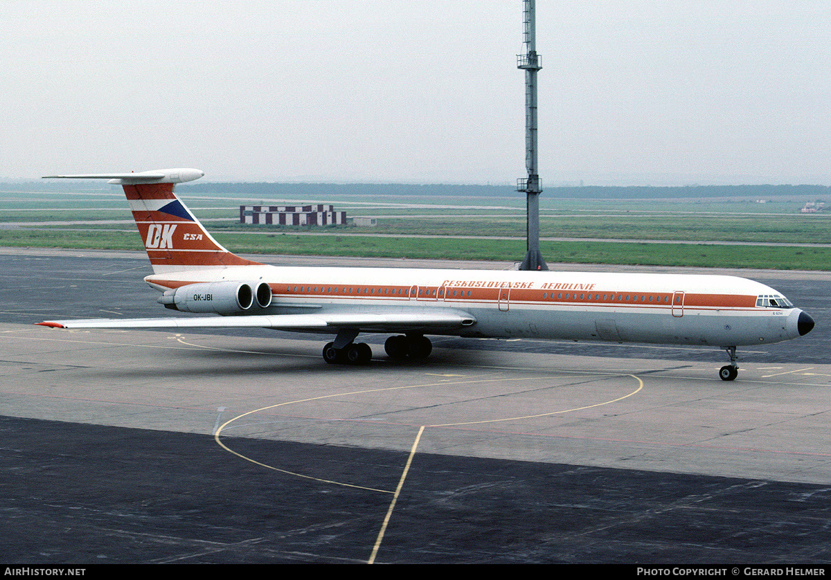 Aircraft Photo of OK-JBI | Ilyushin Il-62M | ČSA - Československé Aerolinie - Czechoslovak Airlines | AirHistory.net #114626