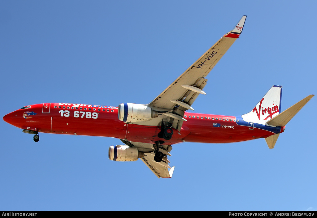 Aircraft Photo of VH-VUC | Boeing 737-8FE | Virgin Blue Airlines | AirHistory.net #114637