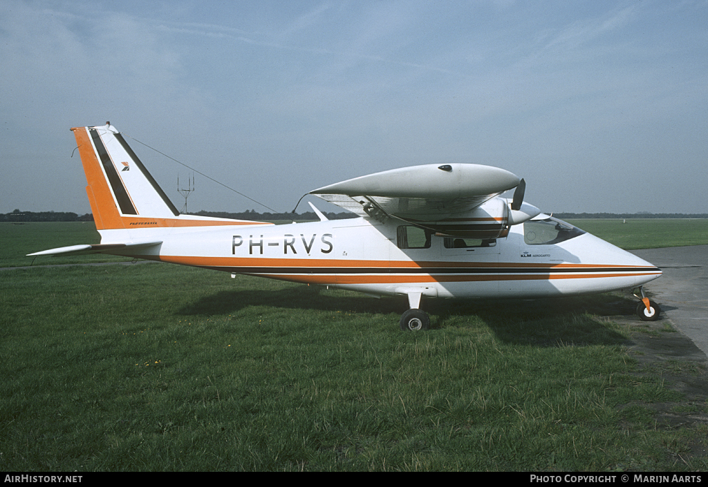 Aircraft Photo of PH-RVS | Partenavia P-68 | KLM Aerocarto | AirHistory.net #114700