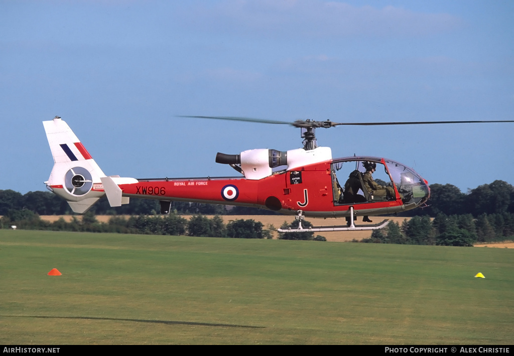 Aircraft Photo of XW906 | Aerospatiale SA-341D Gazelle HT3 | UK - Air Force | AirHistory.net #114718
