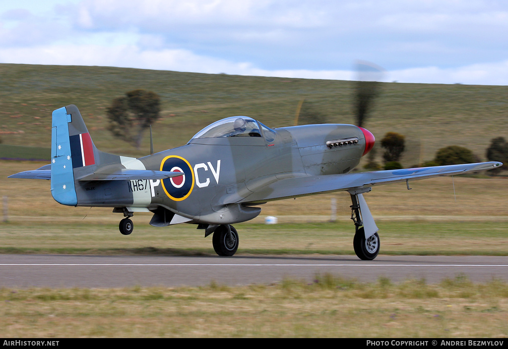 Aircraft Photo of VH-JUC / KH677 | Commonwealth CA-18 Mustang 21 (P-51D) | UK - Air Force | AirHistory.net #114722