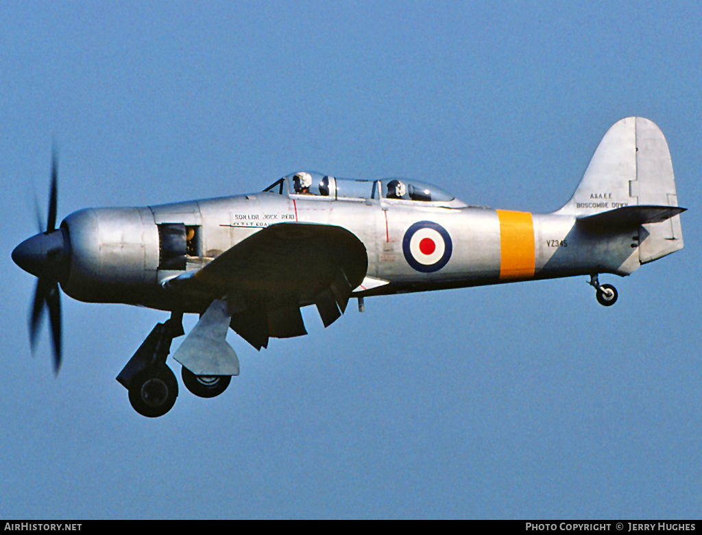 Aircraft Photo of VZ345 | Hawker Sea Fury T20S | UK - Air Force | AirHistory.net #114724