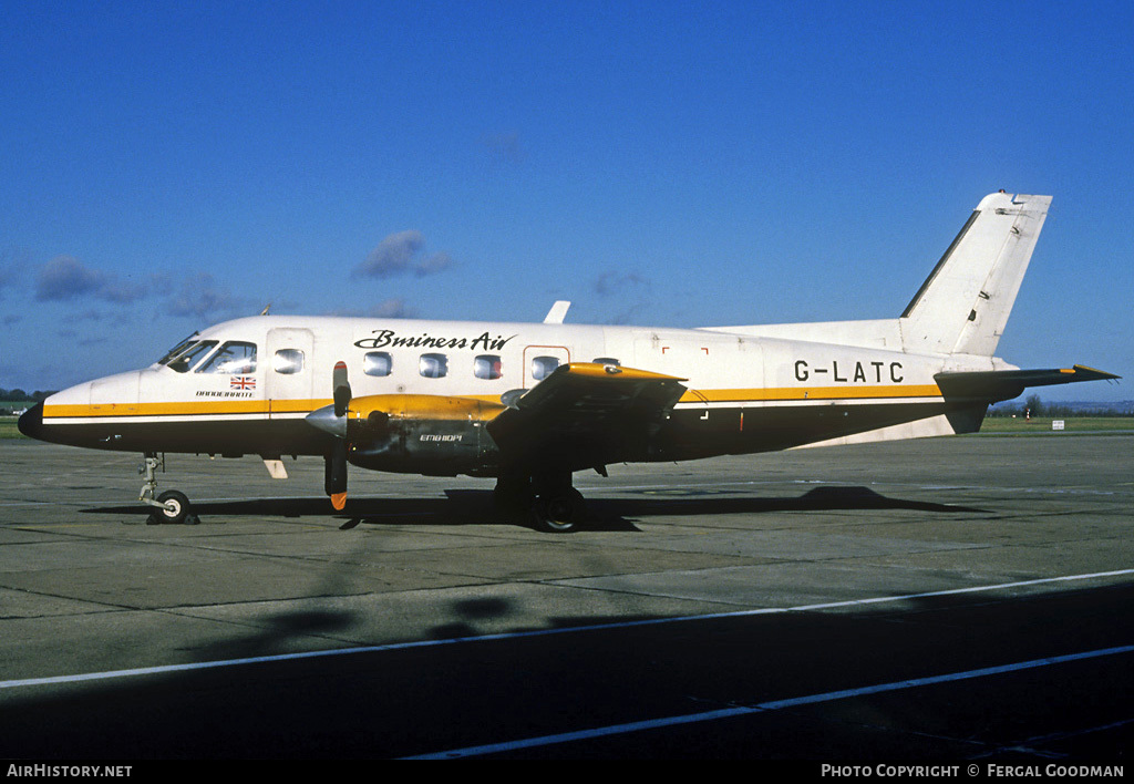 Aircraft Photo of G-LATC | Embraer EMB-110P1 Bandeirante | Business Air | AirHistory.net #114747