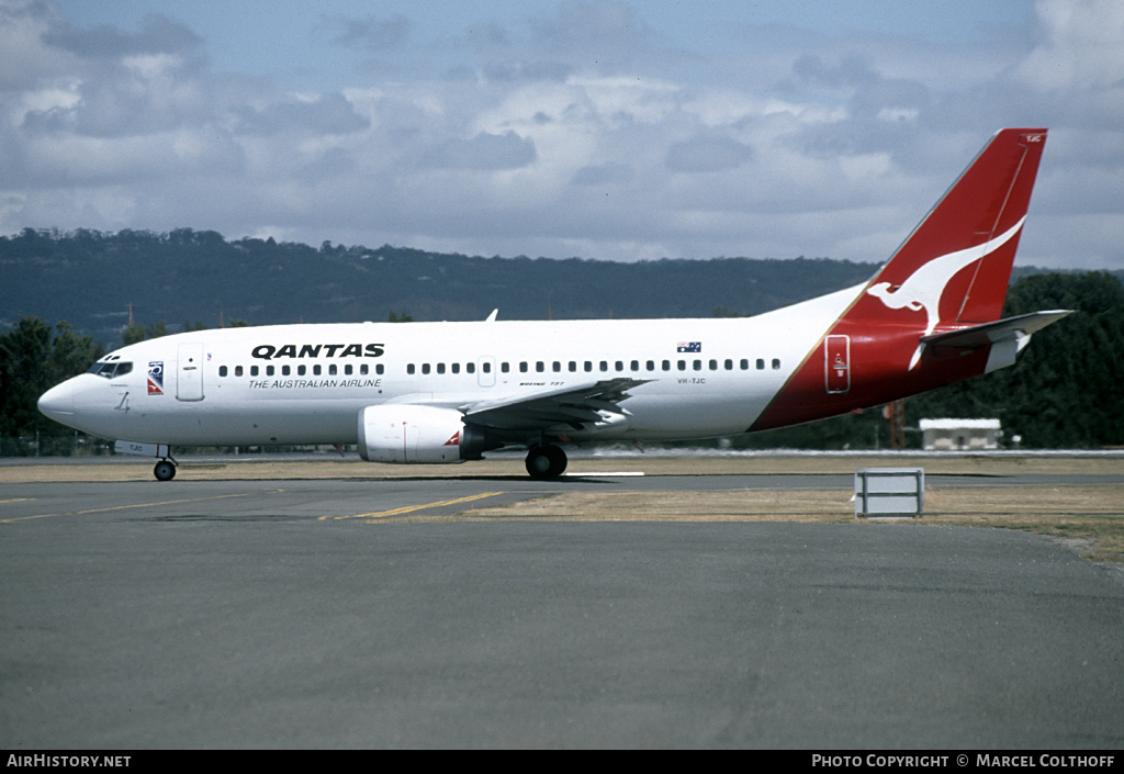 Aircraft Photo of VH-TJC | Boeing 737-376 | Qantas | AirHistory.net #114762