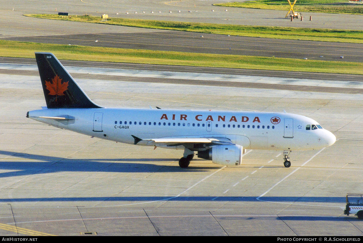 Aircraft Photo of C-GAQX | Airbus A319-114 | Air Canada | AirHistory.net #114773