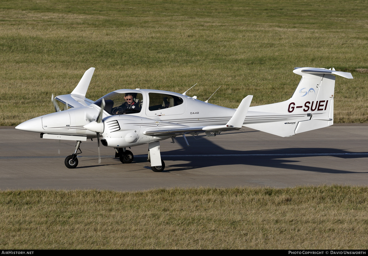 Aircraft Photo of G-SUEI | Diamond DA42-180 Twin Star | Sue Air | AirHistory.net #114782