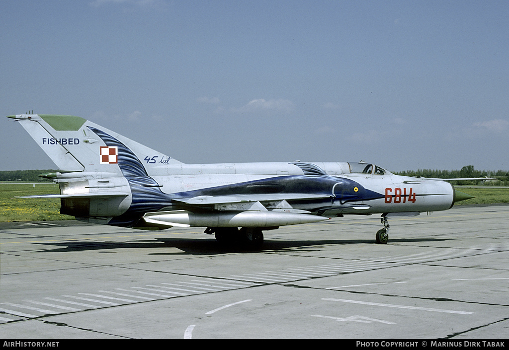 Aircraft Photo of 6814 | Mikoyan-Gurevich MiG-21MF | Poland - Air Force | AirHistory.net #114783