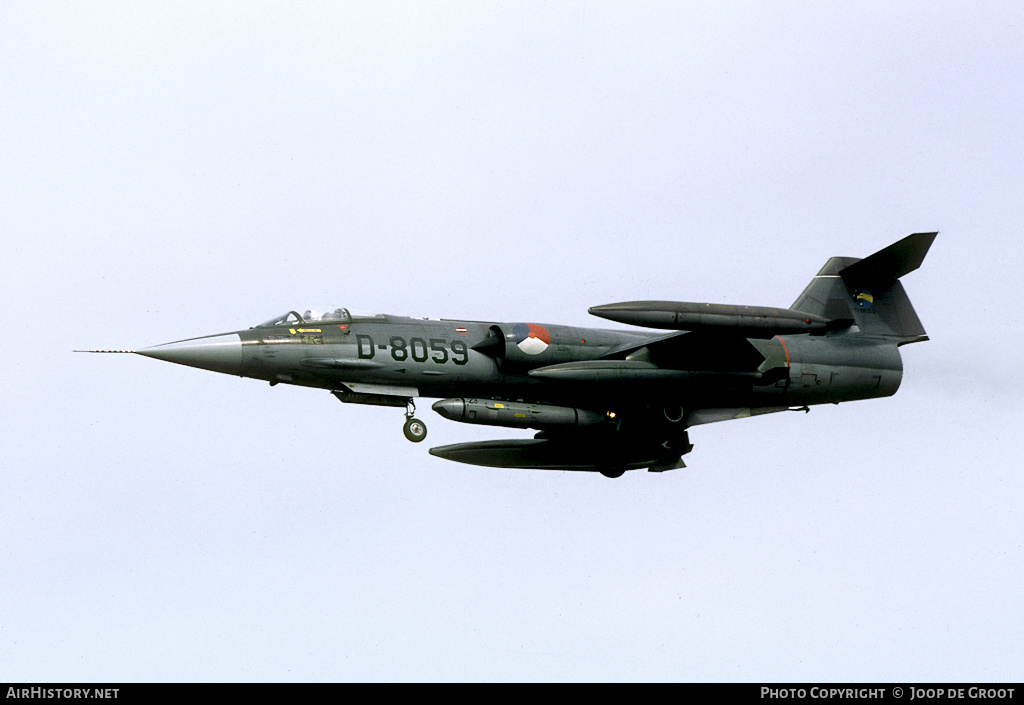 Aircraft Photo of D-8059 | Lockheed RF-104G Starfighter | Netherlands - Air Force | AirHistory.net #114785