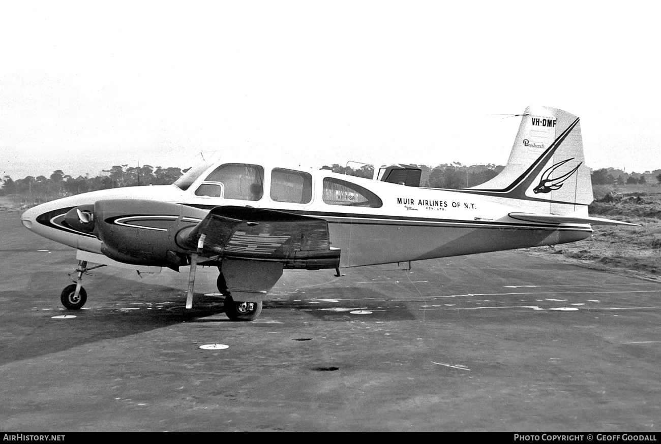 Aircraft Photo of VH-DMF | Beech D95A Travel Air | Muir Airlines of NT | AirHistory.net #114805