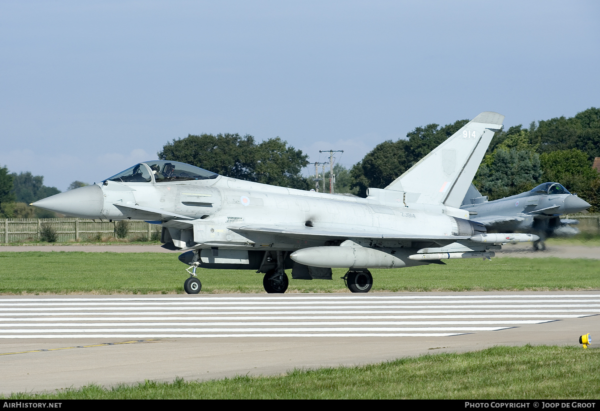 Aircraft Photo of ZJ914 | Eurofighter EF-2000 Typhoon FGR4 | UK - Air Force | AirHistory.net #114815