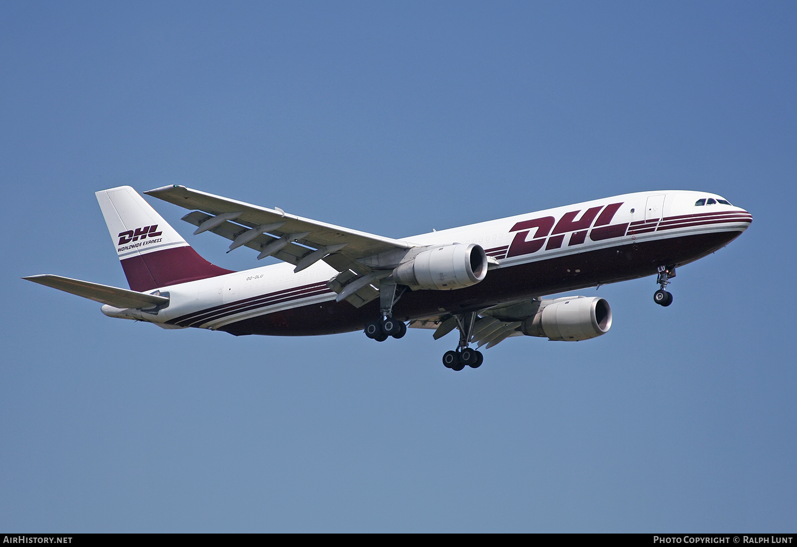 Aircraft Photo of OO-DLU | Airbus A300B4-203(F) | DHL Worldwide Express | AirHistory.net #114819