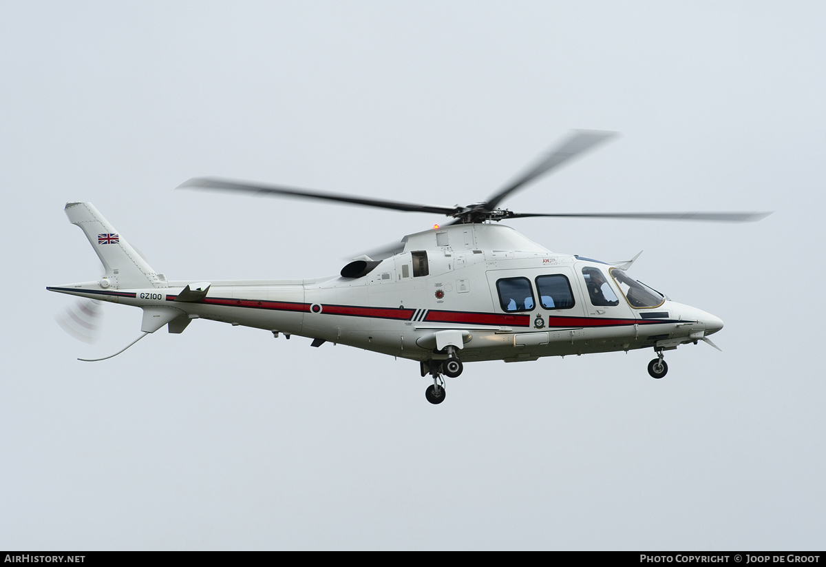 Aircraft Photo of GZ100 | AgustaWestland AW-109SP GrandNew | UK - Air Force | AirHistory.net #114825