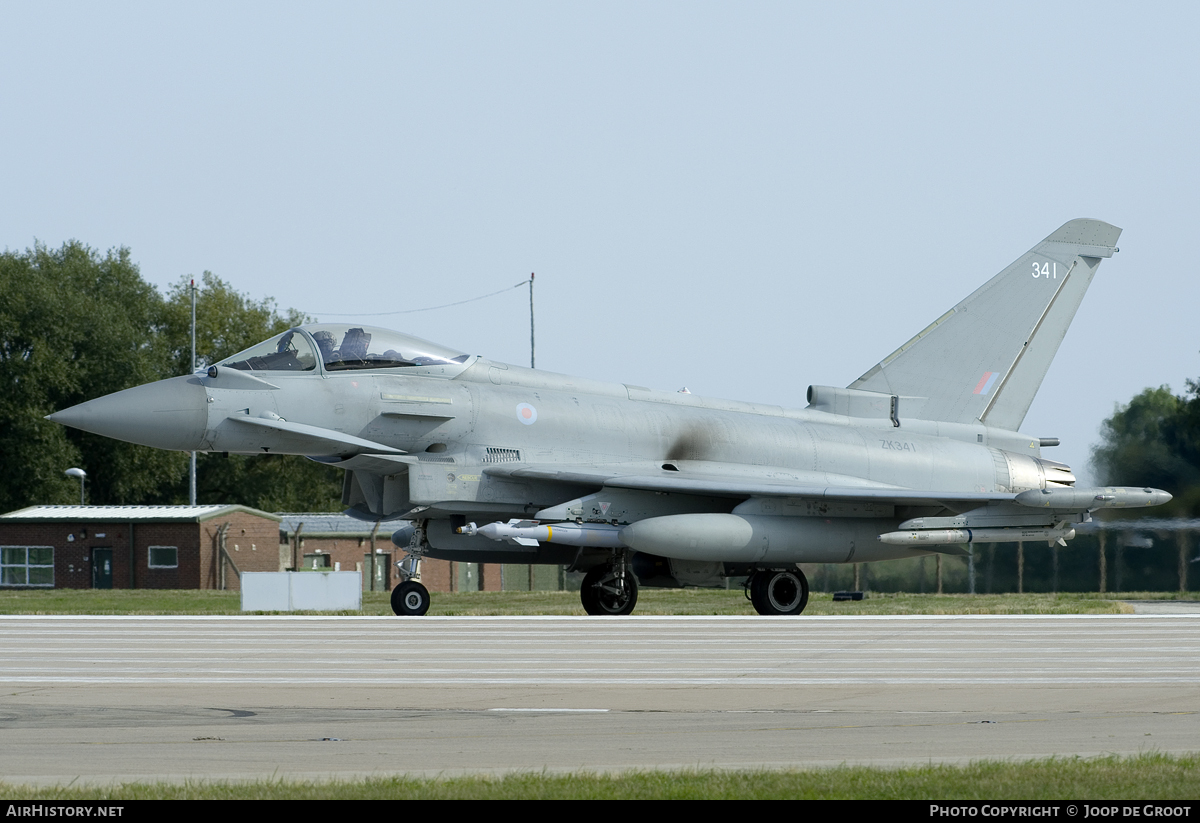 Aircraft Photo of ZK341 | Eurofighter EF-2000 Typhoon FGR4 | UK - Air Force | AirHistory.net #114829