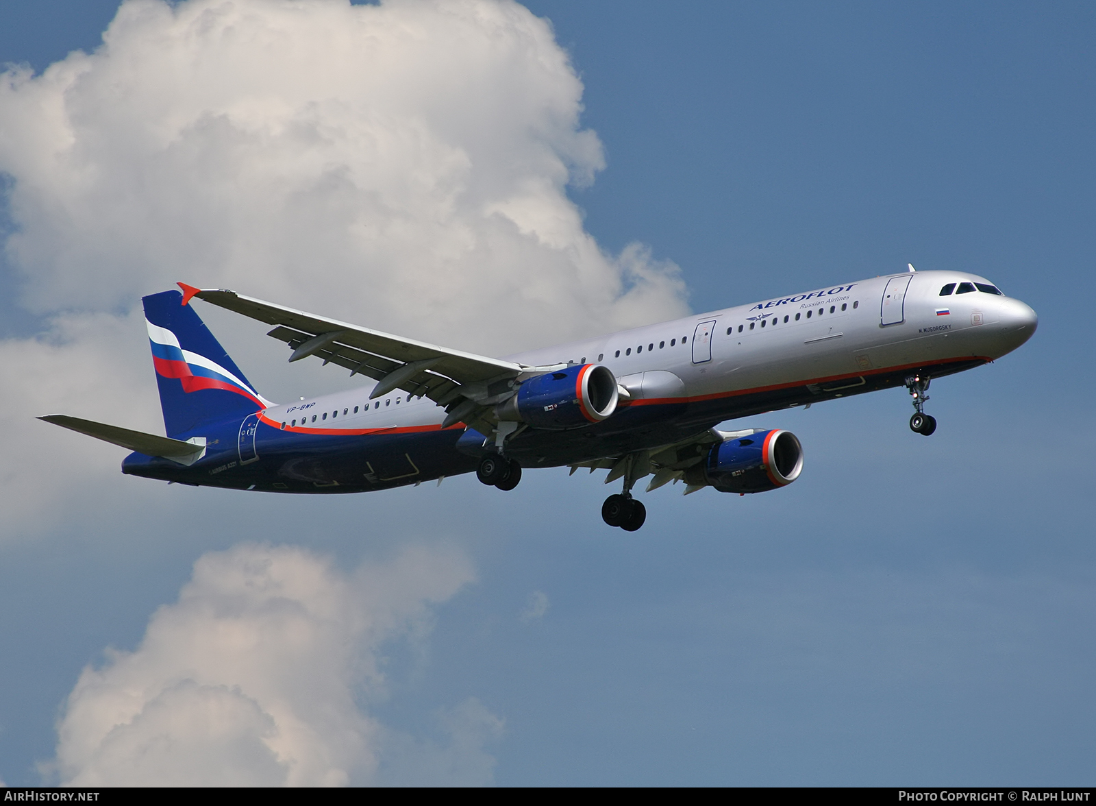 Aircraft Photo of VP-BWP | Airbus A321-211 | Aeroflot - Russian Airlines | AirHistory.net #114831