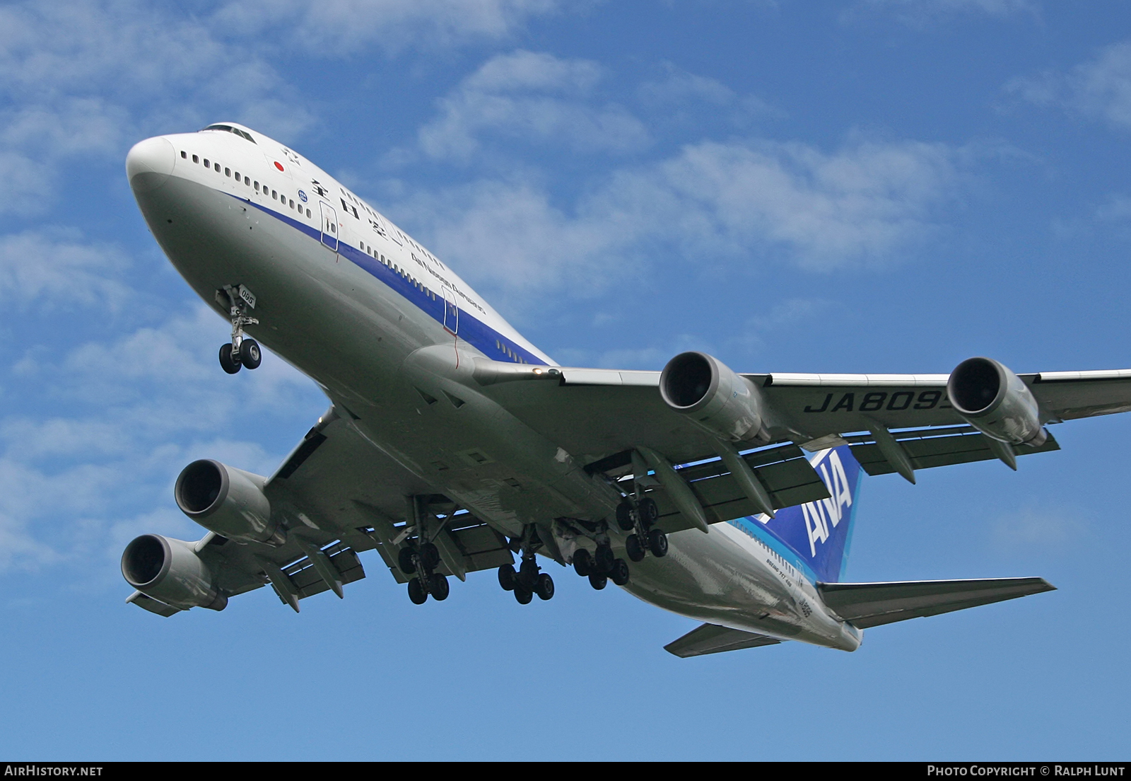 Aircraft Photo of JA8095 | Boeing 747-481 | All Nippon Airways - ANA | AirHistory.net #114832