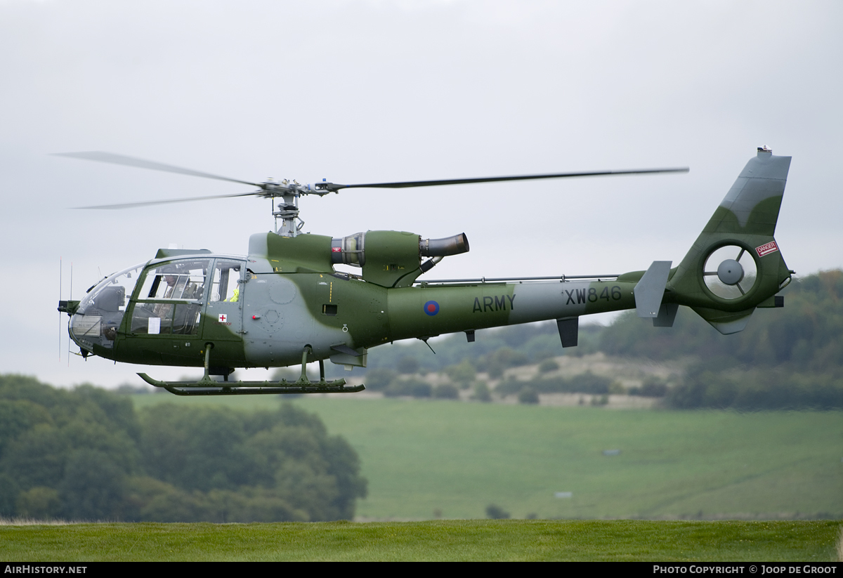 Aircraft Photo of XW846 | Aerospatiale SA-341B Gazelle AH1 | UK - Army | AirHistory.net #114839