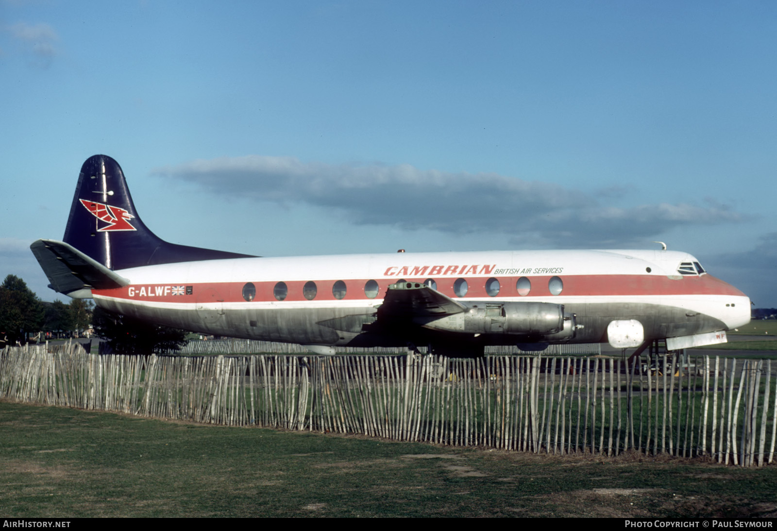 Aircraft Photo of G-ALWF | Vickers 701 Viscount | Cambrian Airways | AirHistory.net #114844