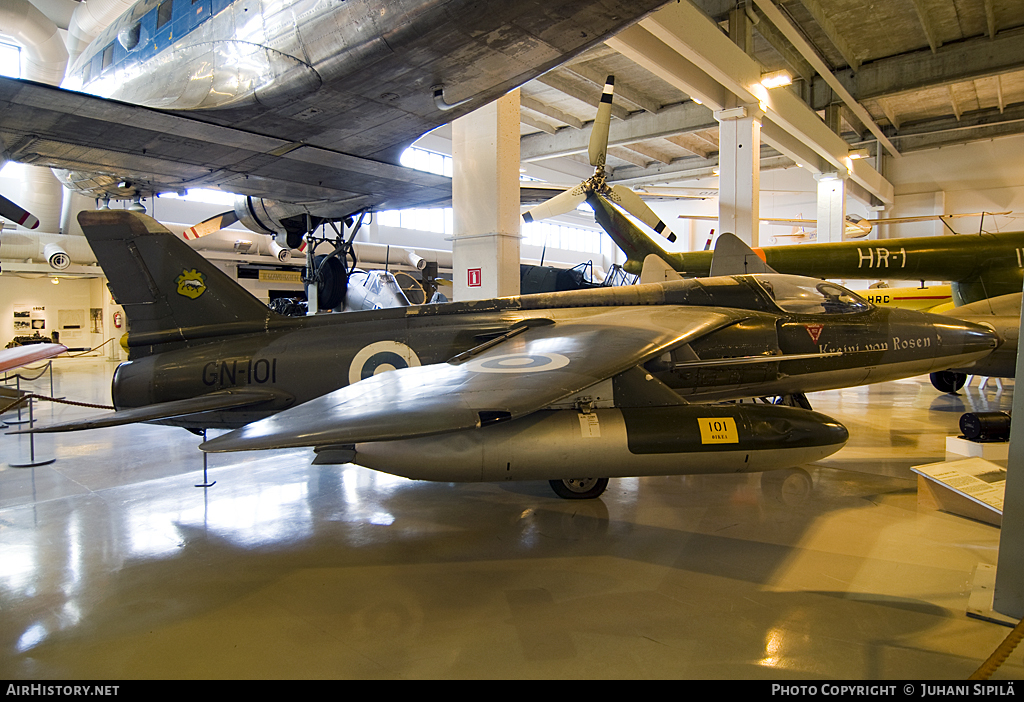 Aircraft Photo of GN-101 | Folland Fo.141 Gnat F.1 | Finland - Air Force | AirHistory.net #114846