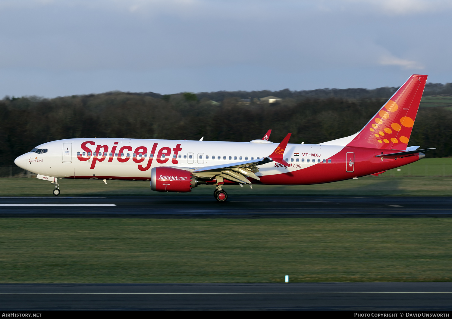 Aircraft Photo of VT-MXJ | Boeing 737-8 Max 8 | SpiceJet | AirHistory.net #114880
