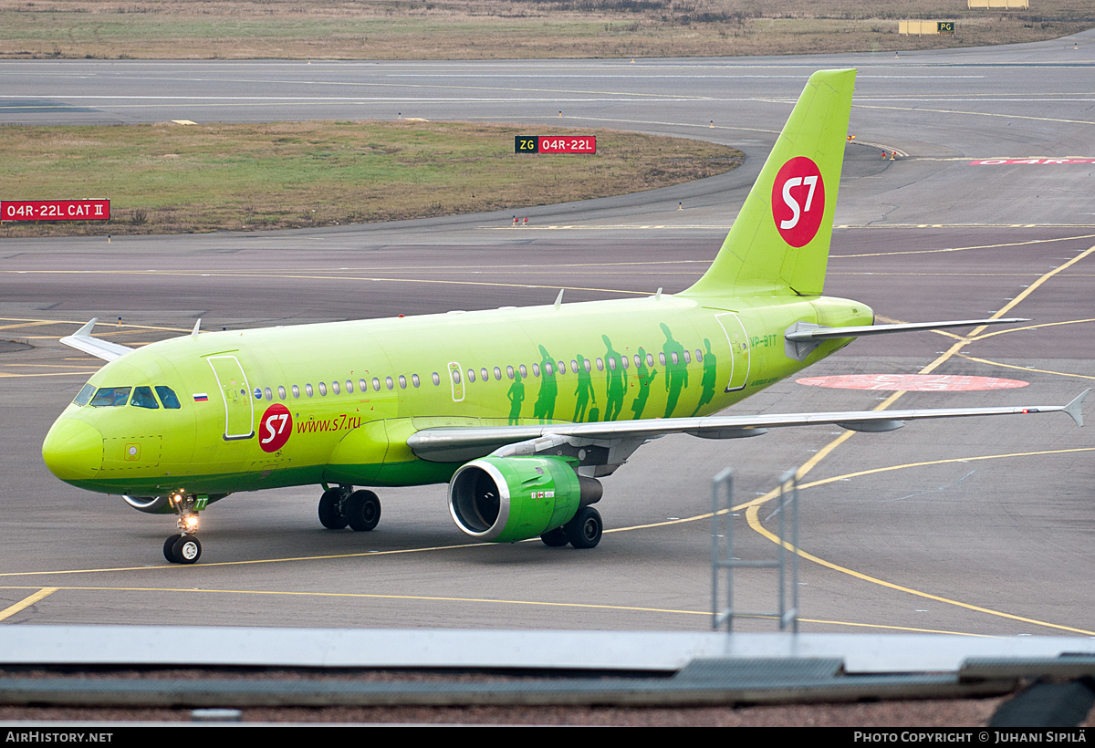 Aircraft Photo of VP-BTT | Airbus A319-114 | S7 Airlines | AirHistory.net #114881