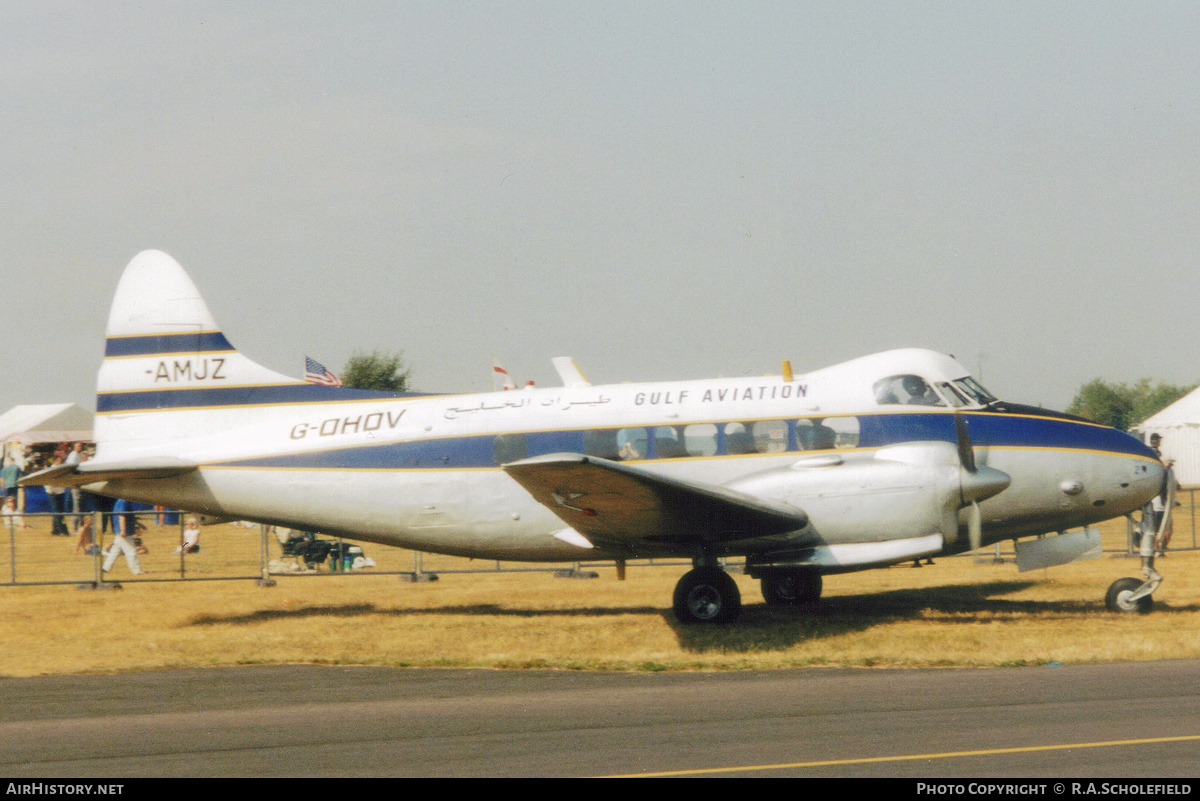 Aircraft Photo of G-DHDV | De Havilland D.H. 104 Devon C2/2 | Gulf Aviation | AirHistory.net #114911