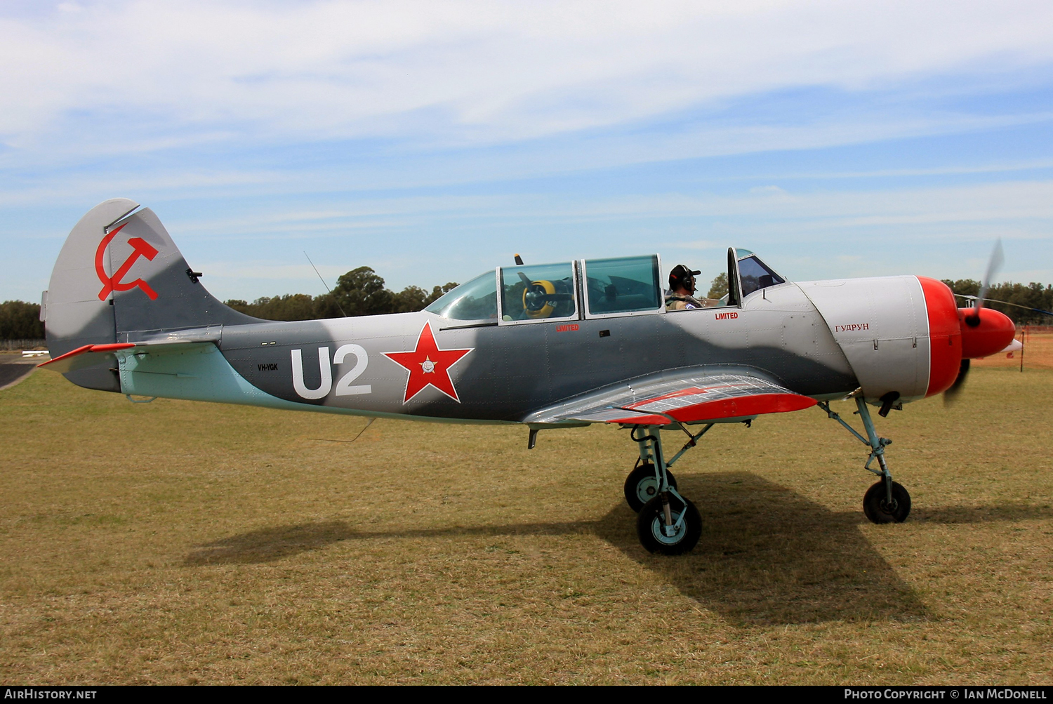 Aircraft Photo of VH-YGK | Yakovlev Yak-52 | Soviet Union - Air Force | AirHistory.net #114946