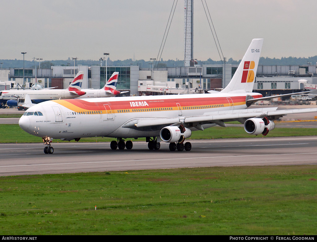 Aircraft Photo of EC-GUQ | Airbus A340-313 | Iberia | AirHistory.net #114973
