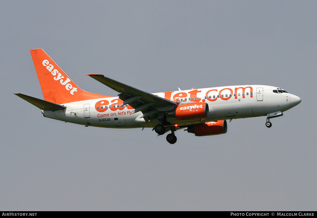 Aircraft Photo of G-EZJU | Boeing 737-73V | EasyJet | AirHistory.net #114993