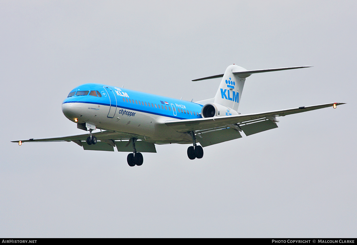 Aircraft Photo of PH-KZW | Fokker 70 (F28-0070) | KLM Cityhopper | AirHistory.net #115012