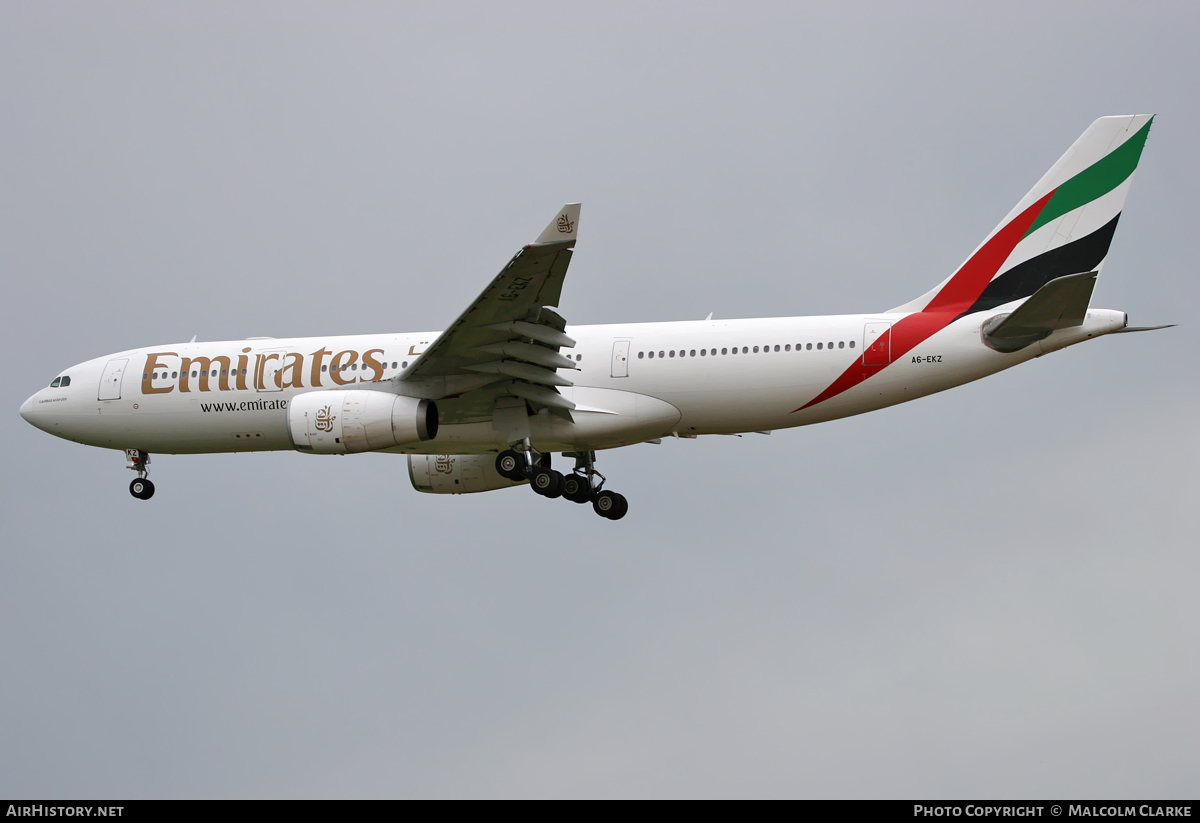 Aircraft Photo of A6-EKZ | Airbus A330-243 | Emirates | AirHistory.net #115026