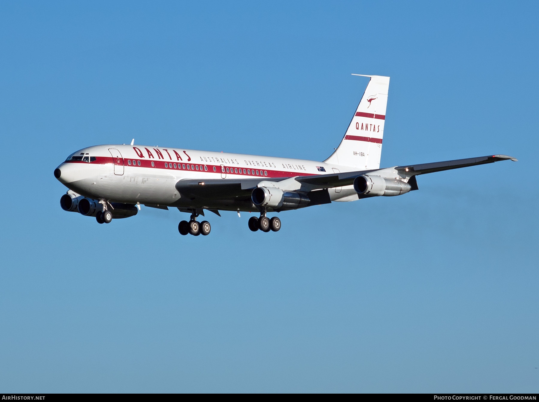 Aircraft Photo of VH-XBA | Boeing 707-138B | Qantas Foundation Memorial | Qantas | AirHistory.net #115069